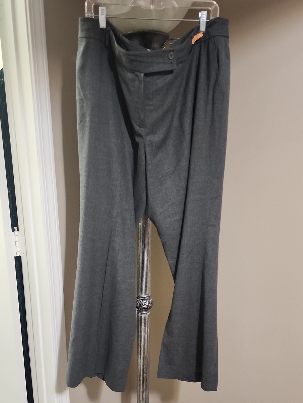 Talbots Dark Gray Wide-Leg Women's Trousers